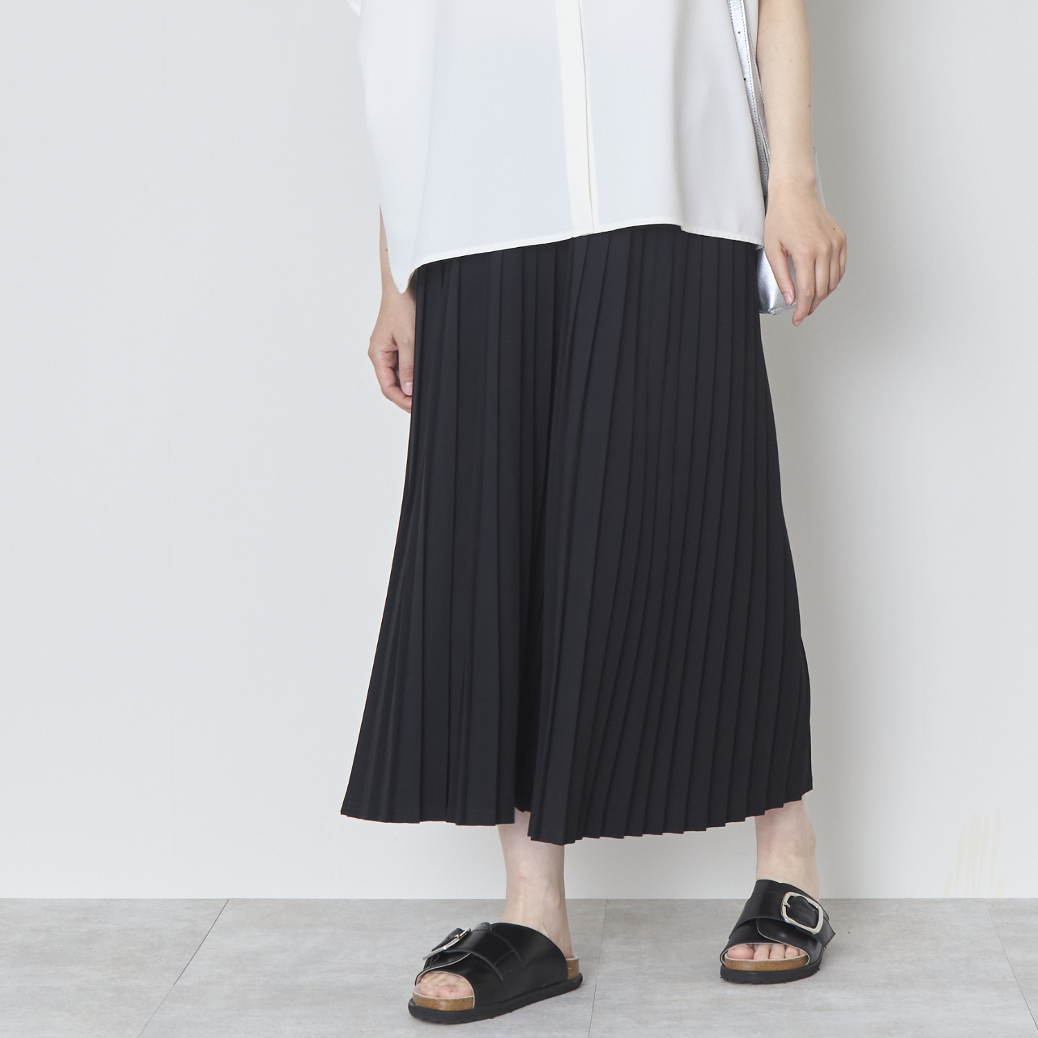 denicher/プリーツワイドパンツ